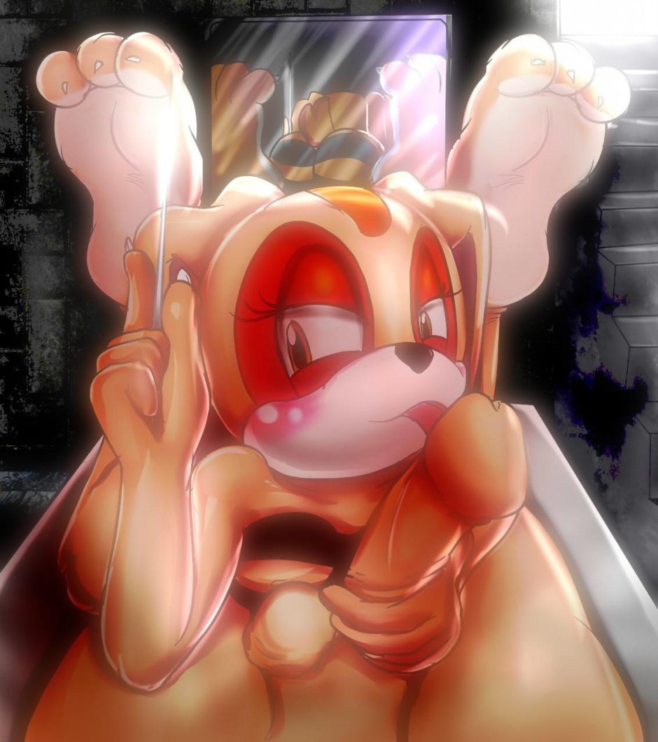 Cream the Rabbit feet