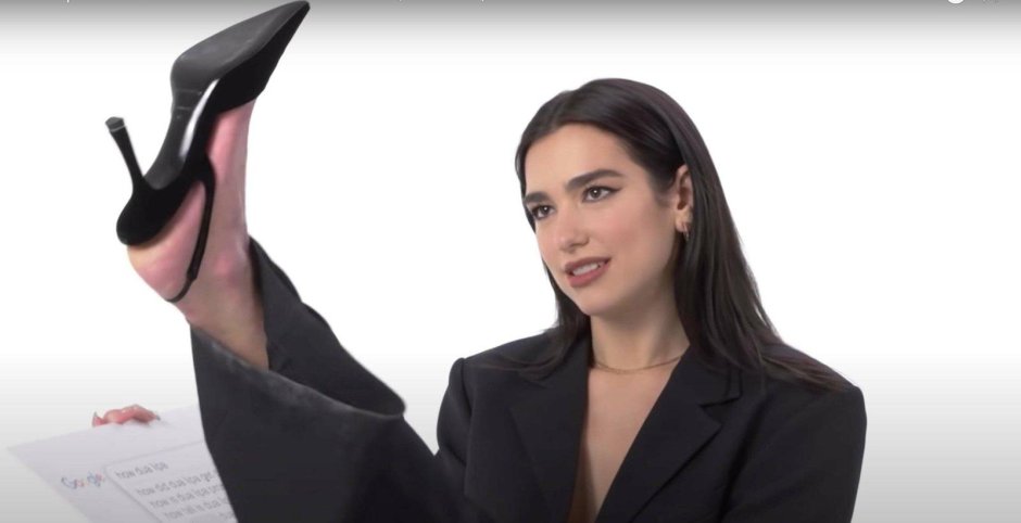 Dua Lipa feet