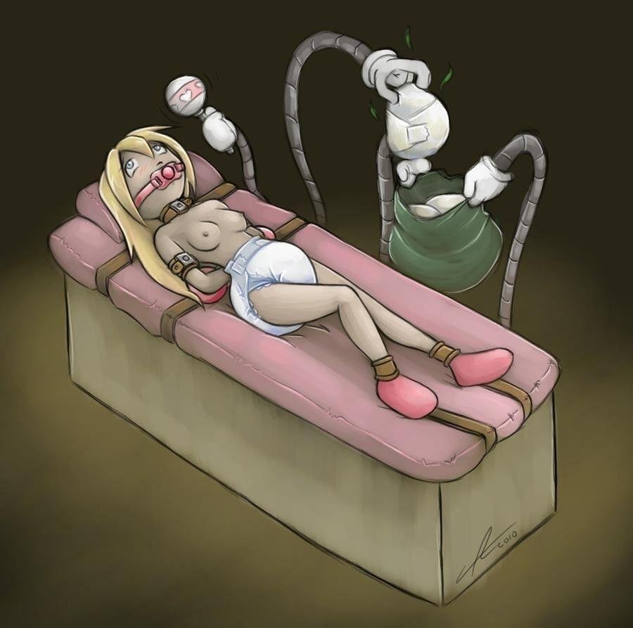 Anime Diaper ABDL Robot nanny bdsm