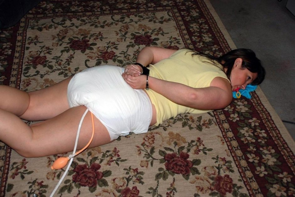 The enema of punishment diapers