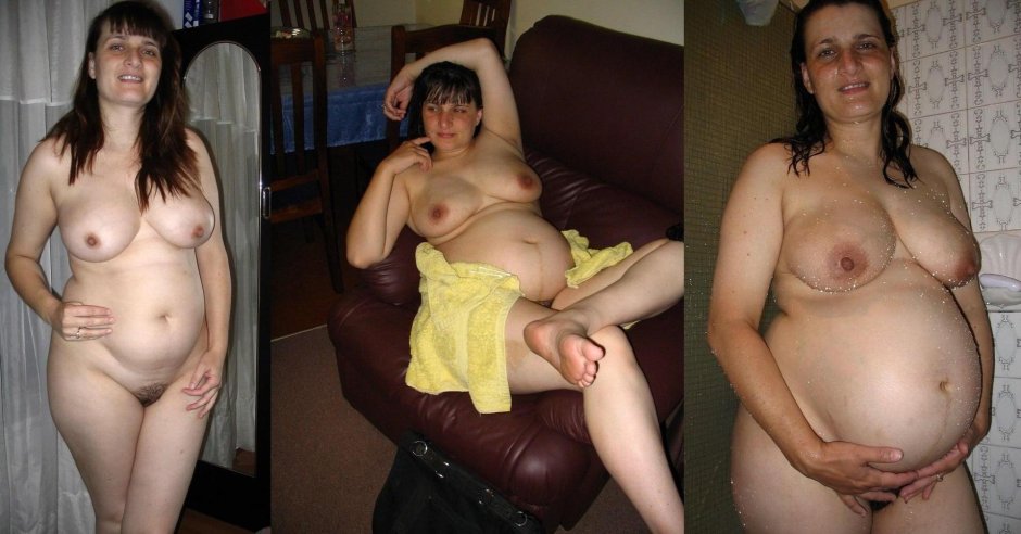 Naked women after giving birth