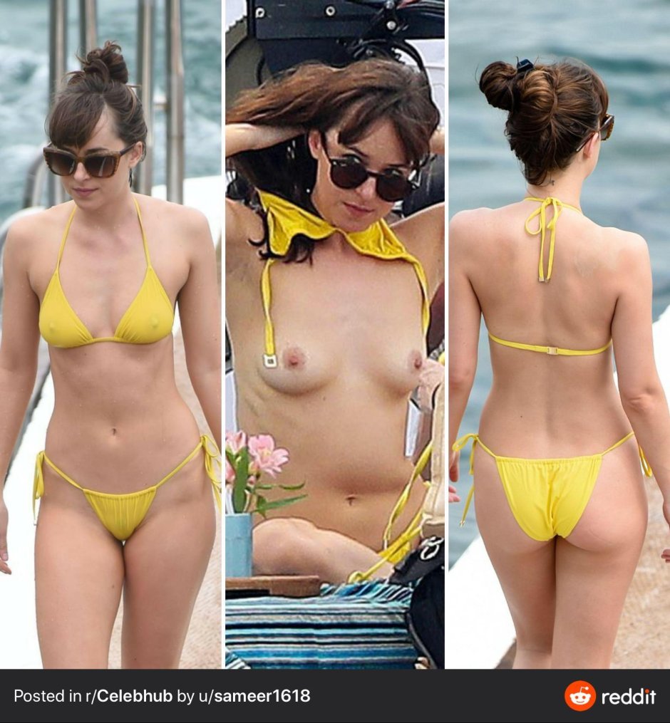 Dakota Johnson chest