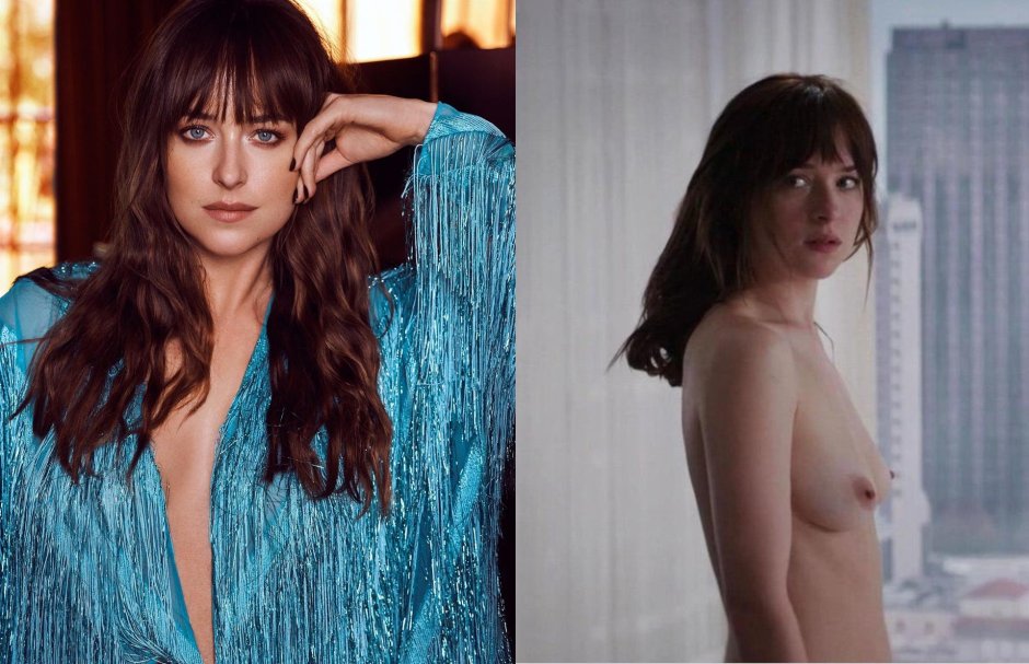Dakota Johnson Breasts Naked