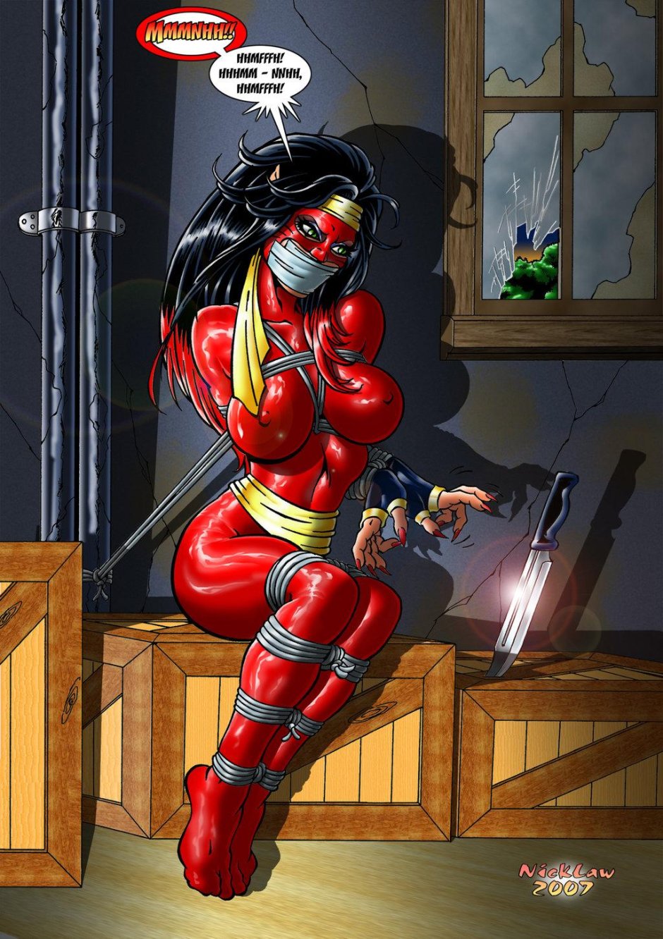 Bdsm Bondage Superheroin