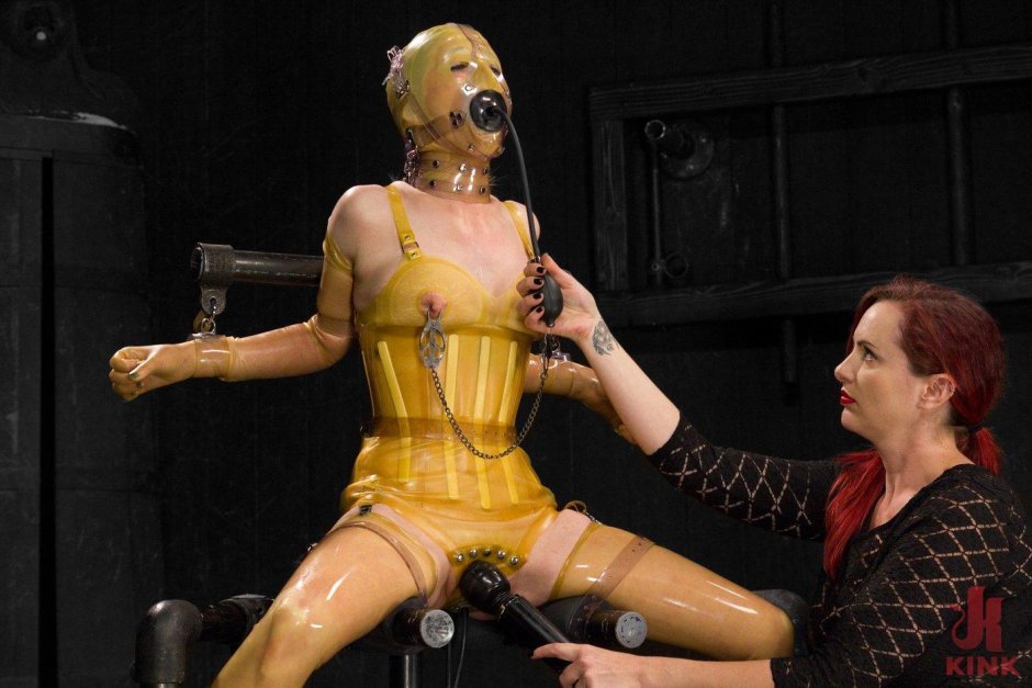 Bdsm Torture of a girl in latex