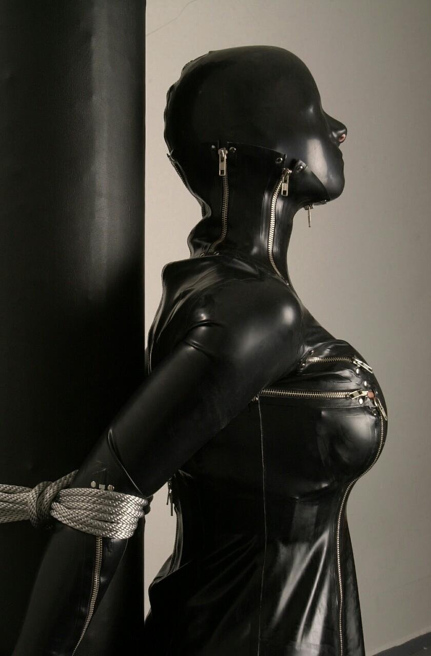 Metal Latex Bondage