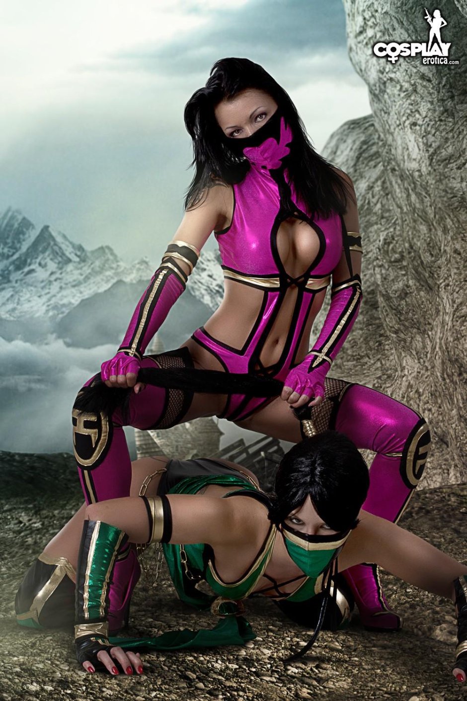 Mortal Kombat lesbian Milena and China