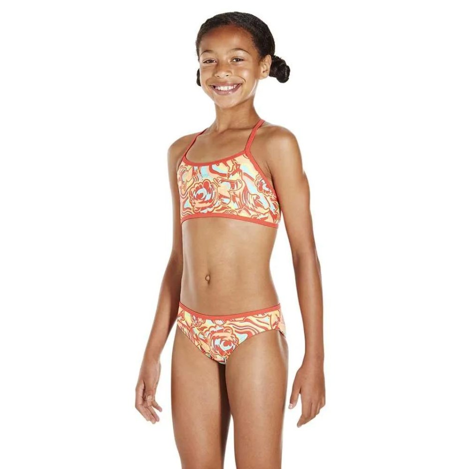 Top LITTLE Model in a swimsuit