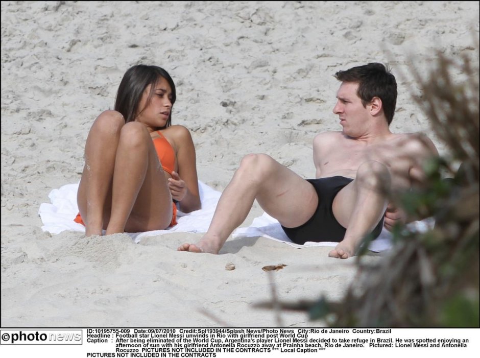 Lionel Messi Antonella Rokutzzo