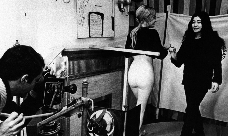John Lennon and Yoko it is nudity