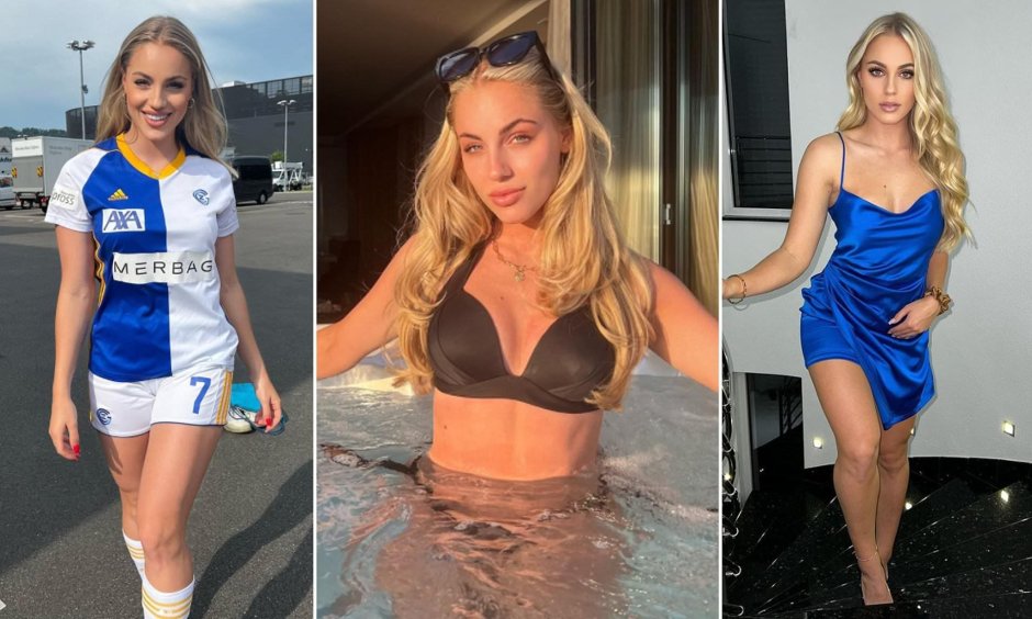 Anna Markovich Hot football player