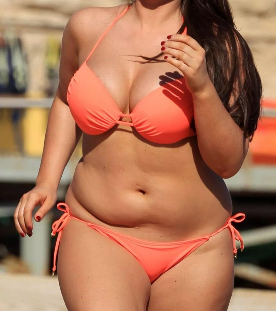 Loren Okoch in a swimsuit