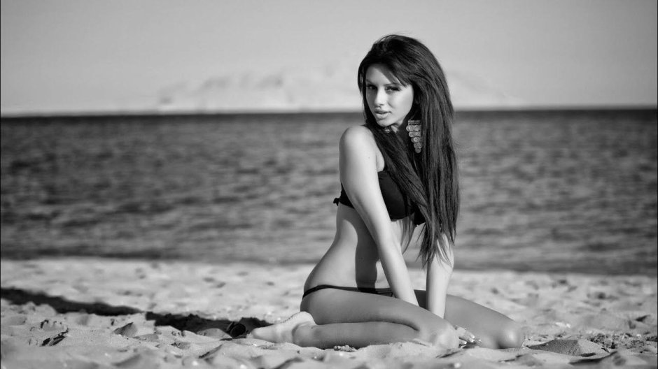 Ekaterina Fetisova in a swimsuit