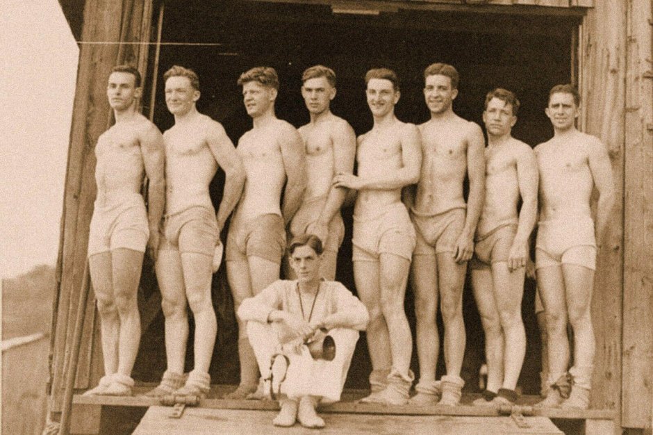 Retro scouts swimmers nude