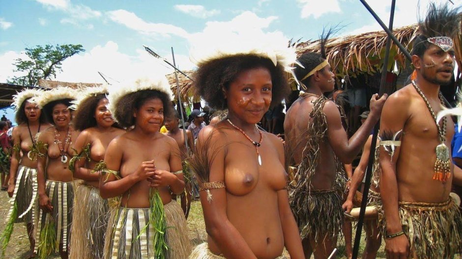 Naked women of wild tribes