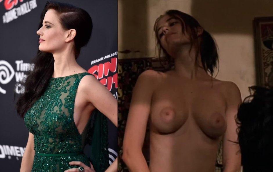 Naked breasts of celebrities