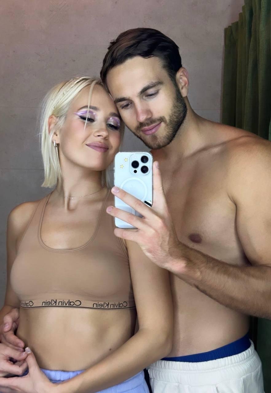 Klava Koka and her boyfriend Alexander