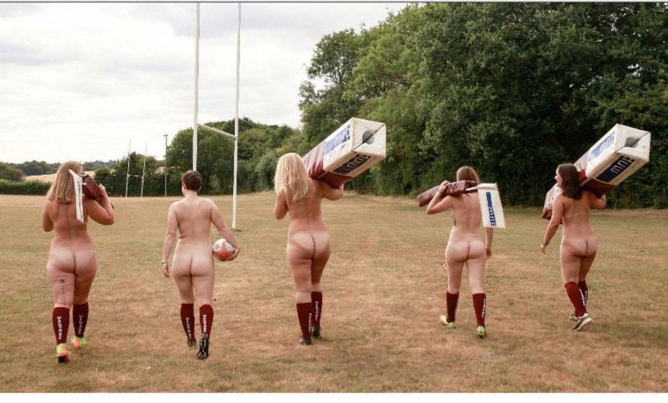 Women Rugbists Naked
