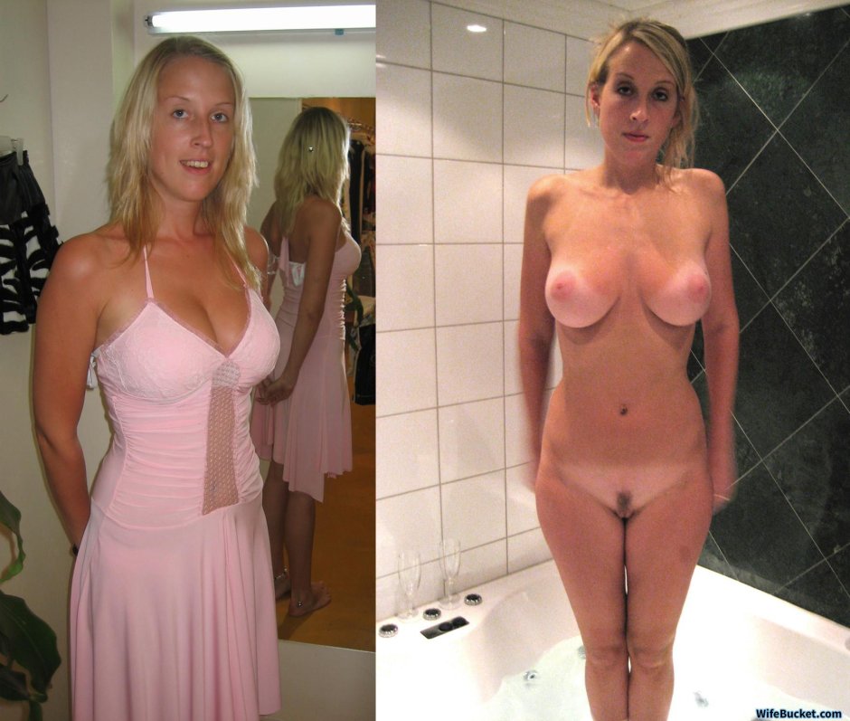 Ordinary women in the dress Naked