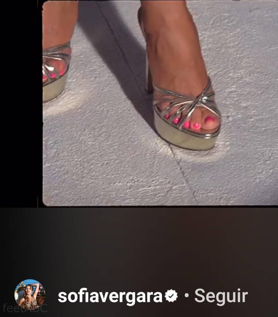 Sofia Vergara feet