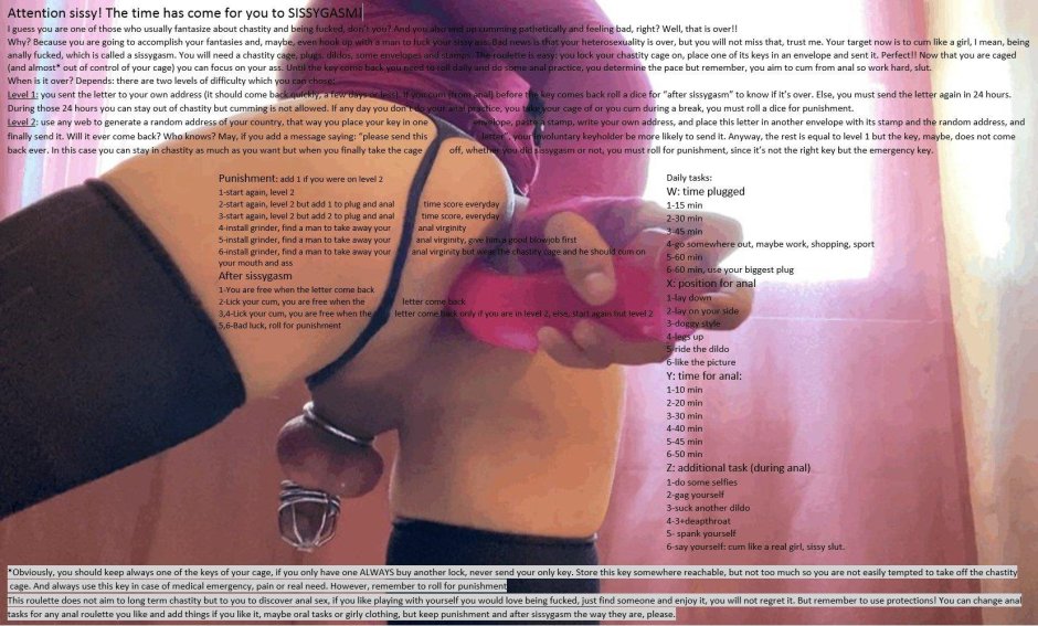 Sissy belt of fidelity