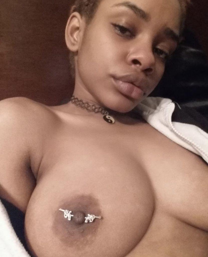 Bbw breast nipple piercing