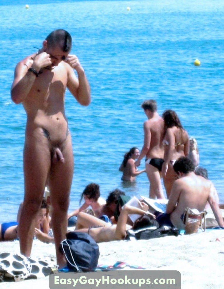 Guys teenagers on a nudic beach