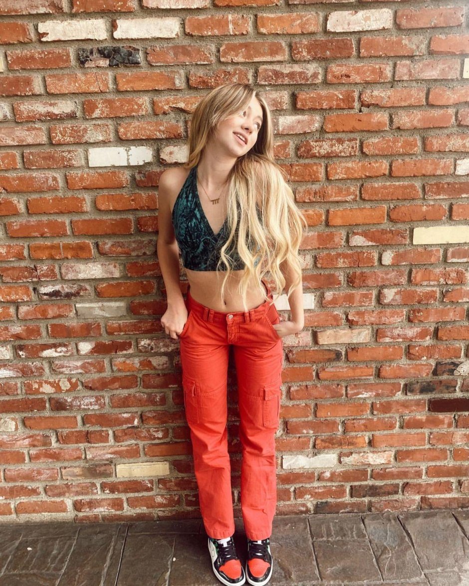 Sicily Rose in a swimsuit