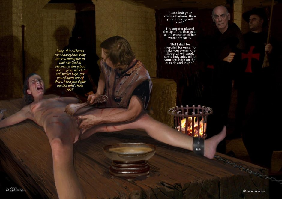 Naked woman Damian BDSM