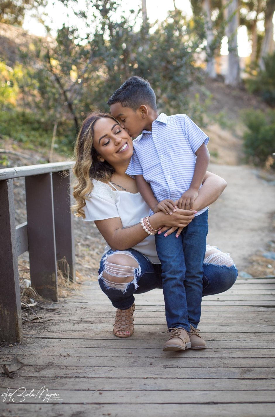 Photoshoot Mom and Son of the Idea